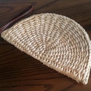 3AM FOREVER Clutch with Textured Weave